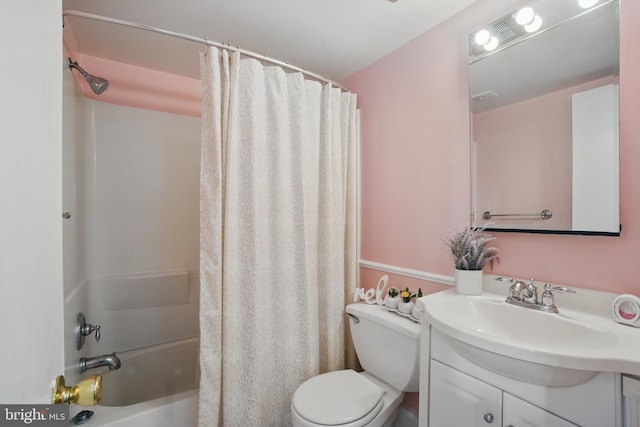 4379 Americana Dr Unit 201, Annandale, VA 22003 - bathroom with vanity, toilet, and shower / tub combo