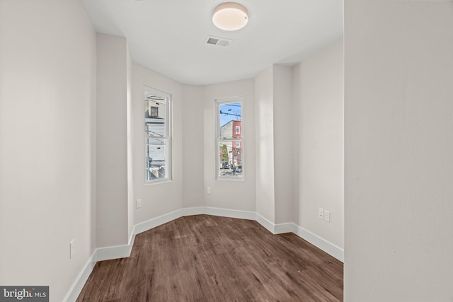 2453 Turner St, Philadelphia, PA 19121 - unfurnished room with dark wood-style floors and baseboards