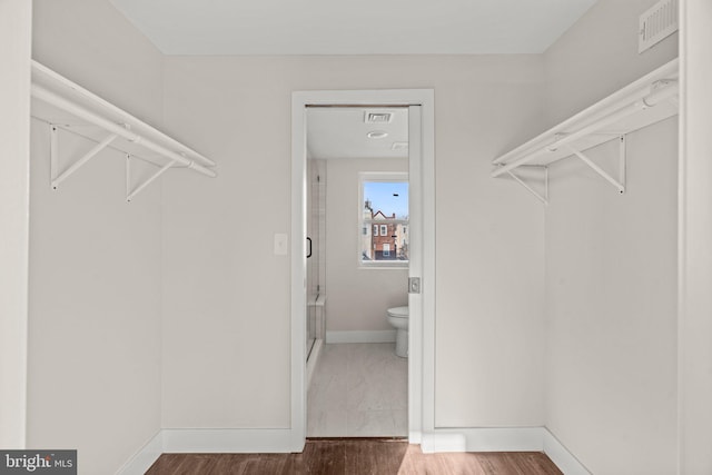 2453 Turner St, Philadelphia, PA 19121 - walk in closet with wood finished floors