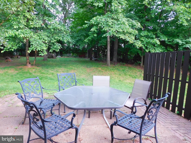 2241 Cartwright Pl, Reston, VA 20191 - view of patio featuring outdoor dining area