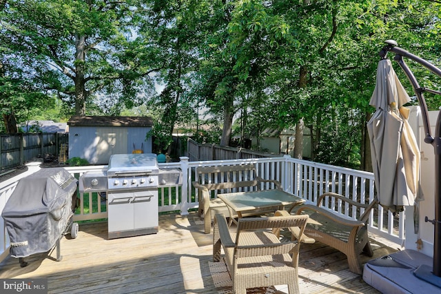 3574 Brickwall Ln, Pasadena, MD 21122 - wooden deck featuring a fenced backyard