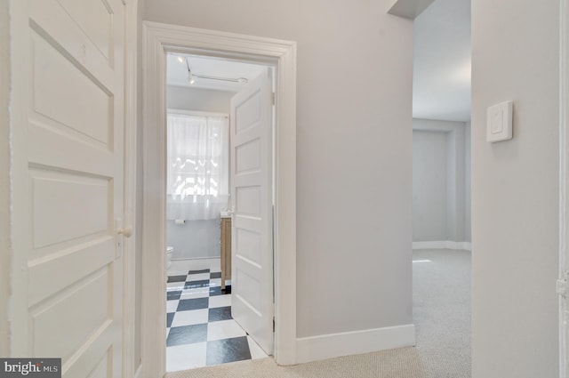3024 Tilden St NW # 6, Washington, DC 20008 - hall featuring baseboards and carpet