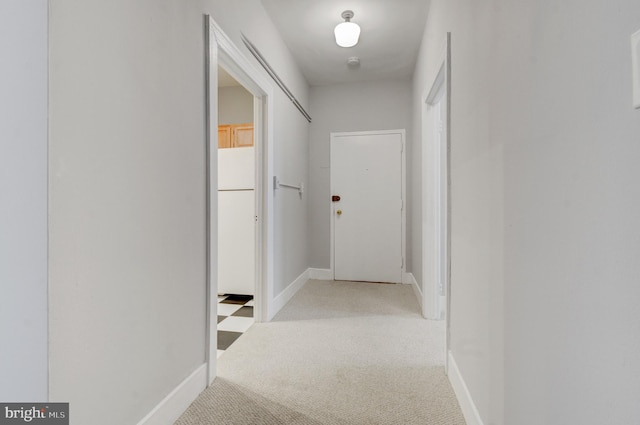 3024 Tilden St NW # 6, Washington, DC 20008 - corridor featuring light carpet and baseboards