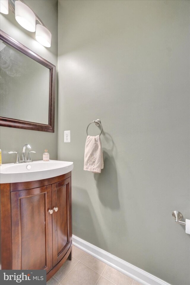 4140 Strawbridge Ct, Dover, PA 17315 - bathroom with vanity, baseboards, and tile patterned floors