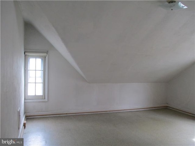 7728 Union Ave, Elkins Park, PA 19027 - additional living space featuring lofted ceiling and baseboards