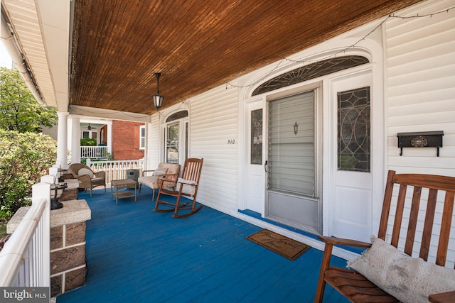510 E Main St, Birdsboro, PA 19508 - view of wooden porch