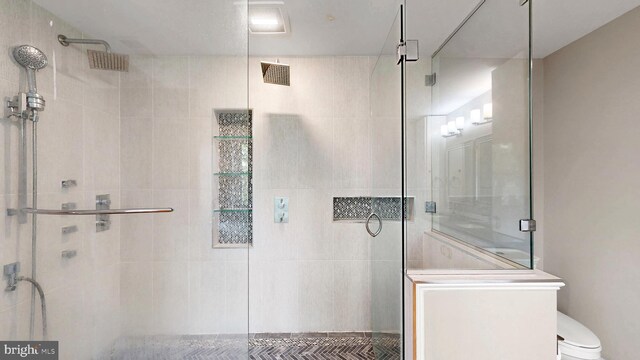 225 Dupont Cir, Wilmington, DE 19809 - full bathroom featuring a stall shower and tile patterned floors