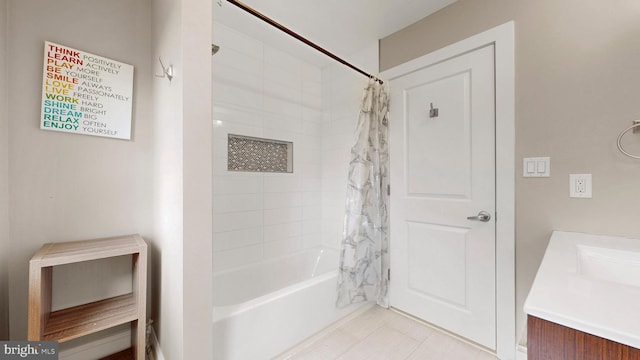 225 Dupont Cir, Wilmington, DE 19809 - full bathroom featuring shower / bath combination with curtain and vanity