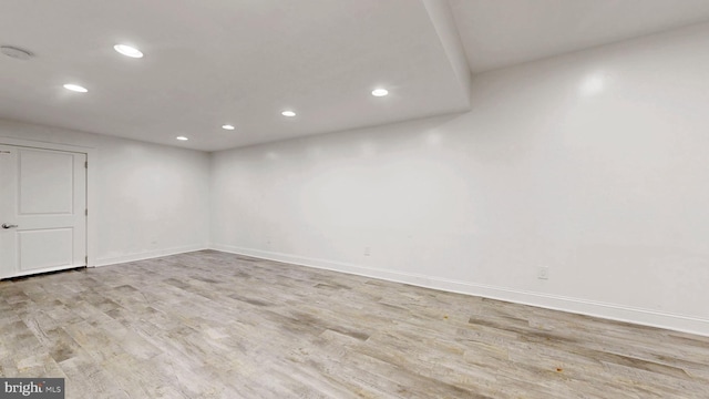 225 Dupont Cir, Wilmington, DE 19809 - empty room featuring recessed lighting and wood finished floors