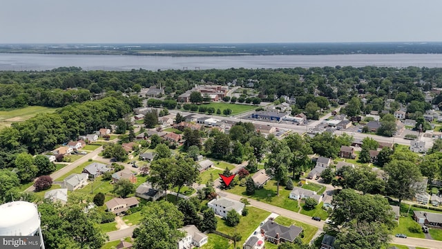 225 Dupont Cir, Wilmington, DE 19809 - aerial view of residential area with a large body of water