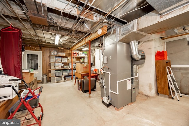 134 S 5th Ave, Royersford, PA 19468 - unfinished basement featuring heating unit