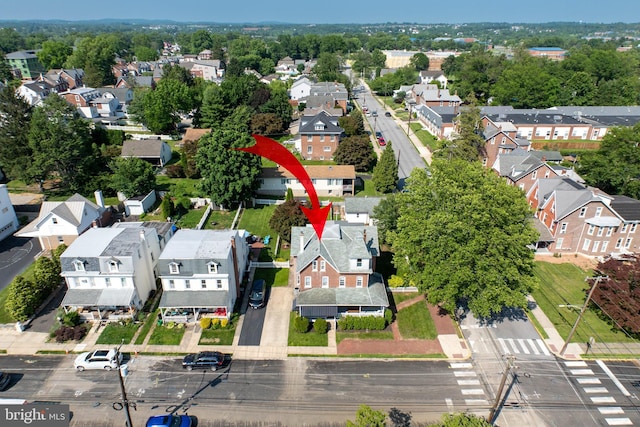 134 S 5th Ave, Royersford, PA 19468 - aerial overview of property's location with nearby suburban area