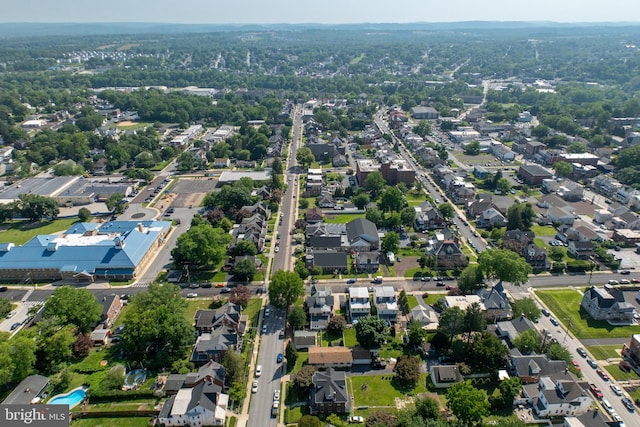 134 S 5th Ave, Royersford, PA 19468 - aerial view of property and surrounding area with nearby suburban area