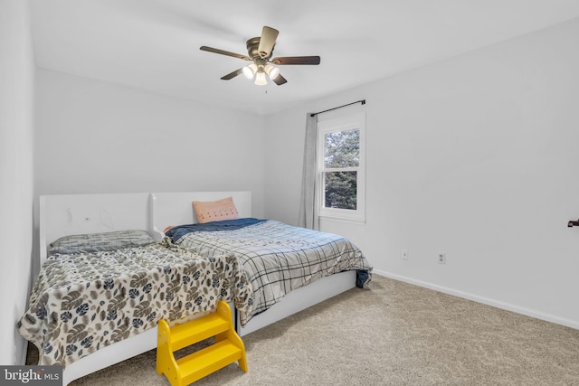 1606 Montmorency Dr, Vienna, VA 22182 - carpeted bedroom with baseboards and ceiling fan