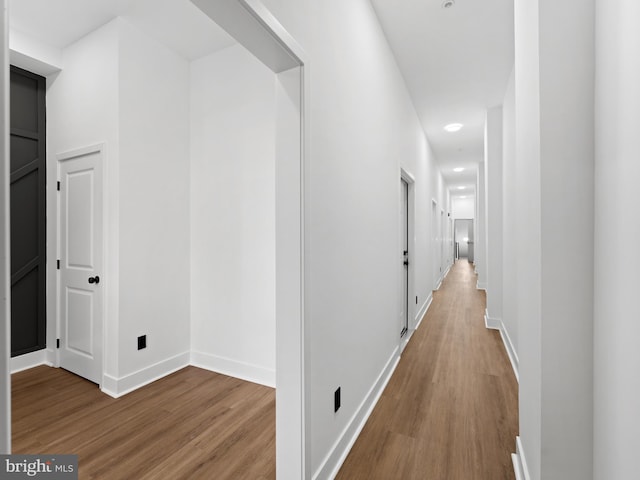 2331 N Front St, Philadelphia, PA 19133 - hall featuring wood finished floors and baseboards