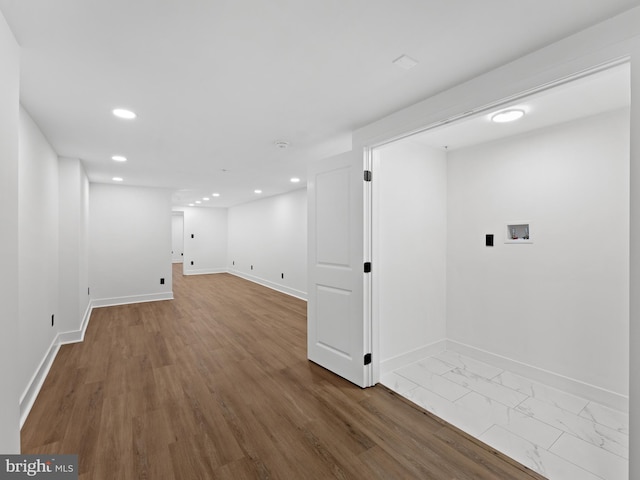 2331 N Front St, Philadelphia, PA 19133 - below grade area with recessed lighting and baseboards