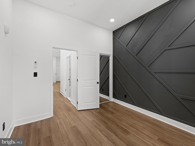 2331 N Front St, Philadelphia, PA 19133 - spare room featuring wood finished floors, recessed lighting, and baseboards