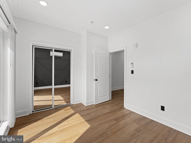 2331 N Front St, Philadelphia, PA 19133 - spare room featuring wood finished floors, baseboards, and recessed lighting