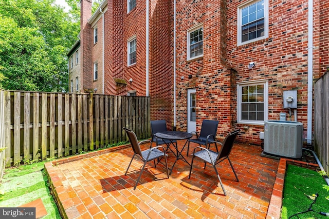 4377 Cherry Hill Rd, Arlington, VA 22207 - fenced backyard with a patio