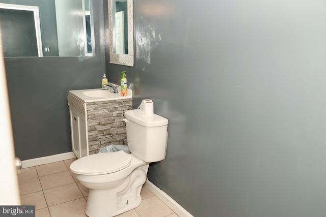 9216 Crandall Rd, Lanham, MD 20706 - bathroom with tile patterned flooring and vanity