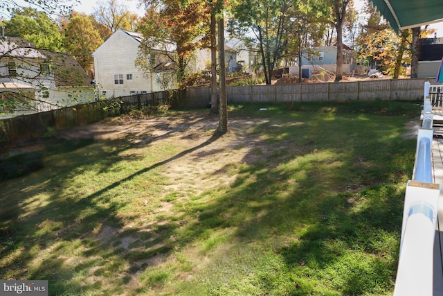 9216 Crandall Rd, Lanham, MD 20706 - fenced backyard with a residential view