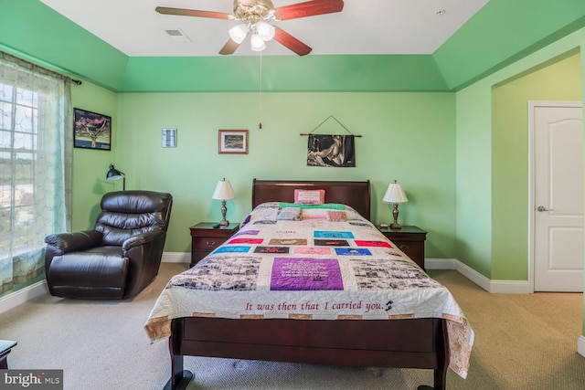 8612 Wintergreen Ct Unit 403, Odenton, MD 21113 - carpeted bedroom featuring baseboards and a ceiling fan