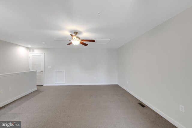 15713 Murphys Tin St, Silver Spring, MD 20906 - carpeted empty room featuring a ceiling fan and baseboards