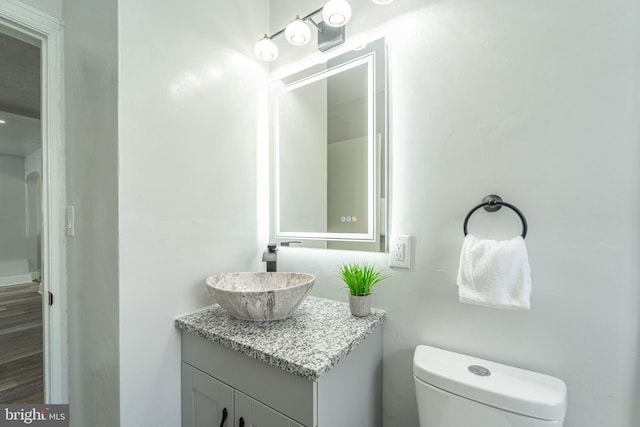 3232 N Rolling Rd, Baltimore, MD 21244 - bathroom with vanity and toilet