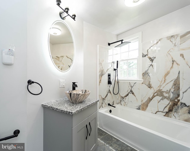 3232 N Rolling Rd, Baltimore, MD 21244 - bathroom with vanity and bathing tub / shower combination
