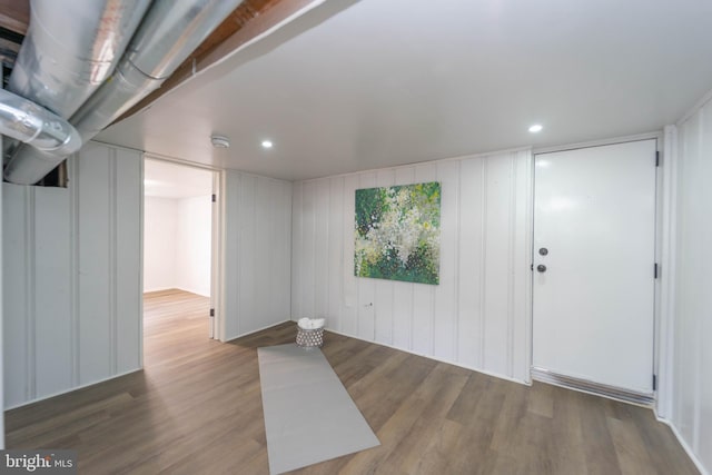 3232 N Rolling Rd, Baltimore, MD 21244 - entrance foyer with recessed lighting and wood finished floors
