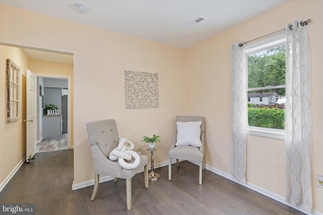 136 Pemberton Browns Mill Rd, Browns Mills, NJ 08015 - sitting room featuring wood finished floors and baseboards