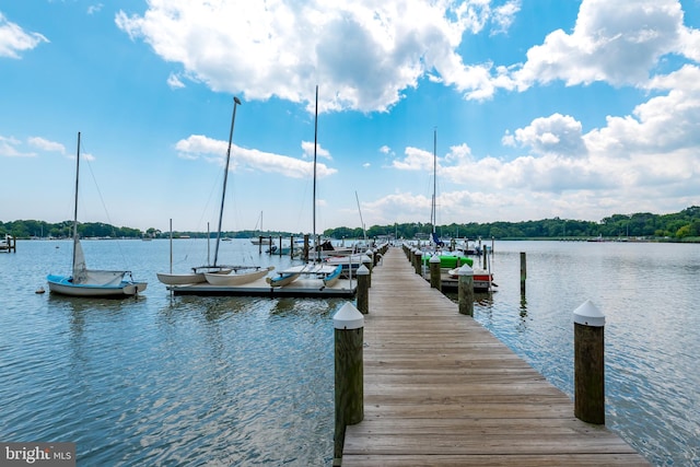 1414 Ellis Rd, Annapolis, MD 21403 - dock area featuring a water view