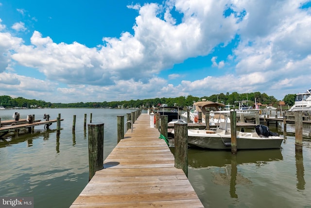 1414 Ellis Rd, Annapolis, MD 21403 - dock area featuring a water view