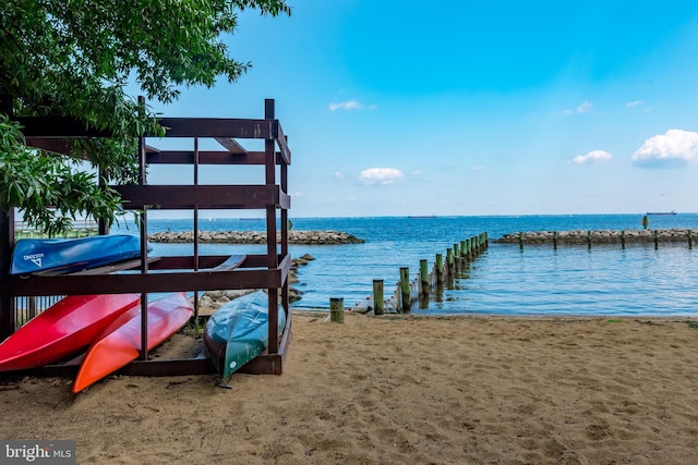 1414 Ellis Rd, Annapolis, MD 21403 - dock area with a water view