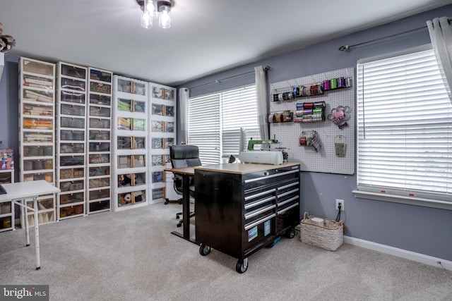 3317 Eagle Ridge Dr, Woodbridge, VA 22191 - carpeted office featuring plenty of natural light and baseboards