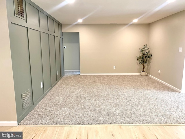 6 Kent Pl, Sewell, NJ 08080 - unfurnished room with baseboards, carpet flooring, and recessed lighting