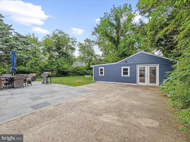 65 W W Ave W, Ocean View, DE 19970 - view of patio / terrace featuring area for grilling and french doors