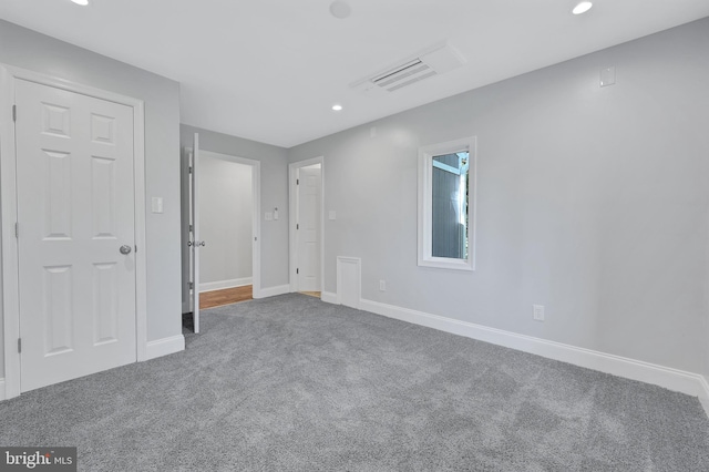501 Clays Ln, Laurel, MD 20707 - spare room featuring carpet, baseboards, and recessed lighting