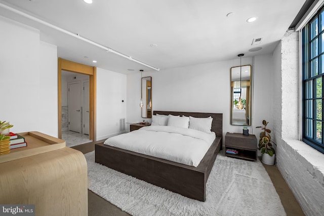 1220 Bank St Unit 304, Baltimore, MD 21202 - bedroom with recessed lighting
