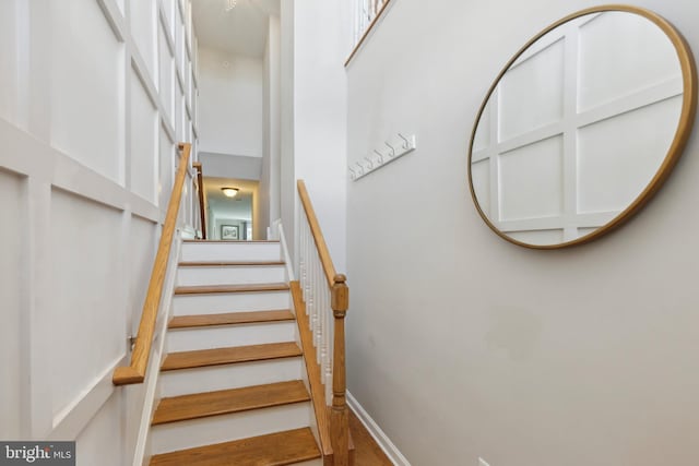 2316 Macis Cir, Warrington, PA 18976 - stairway featuring baseboards