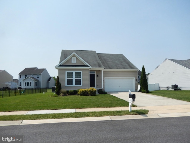 135 Olde Field Dr, Magnolia, DE 19962 - view of front facade with concrete driveway and an attached garage