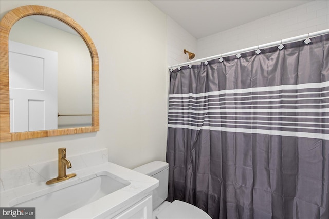 209 S Camden Ave, Fruitland, MD 21826 - bathroom featuring vanity and a shower with curtain