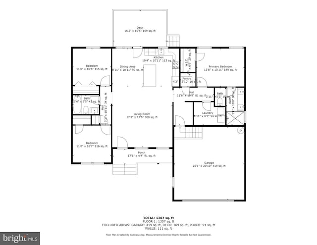 209 S Camden Ave, Fruitland, MD 21826 - view of floor plan / room layout
