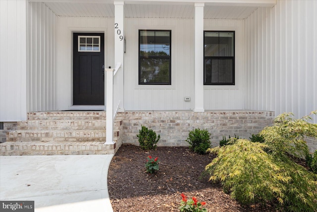 209 S Camden Ave, Fruitland, MD 21826 - view of exterior entry with a porch