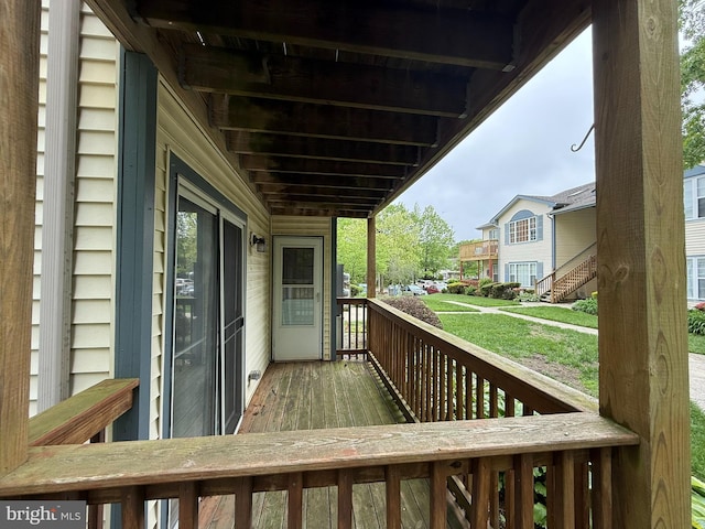 87 Puffin Glade, Bayville, NJ 08721 - view of wooden terrace