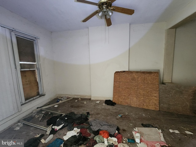 8 N Bentalou St, Baltimore, MD 21223 - unfurnished room featuring a ceiling fan