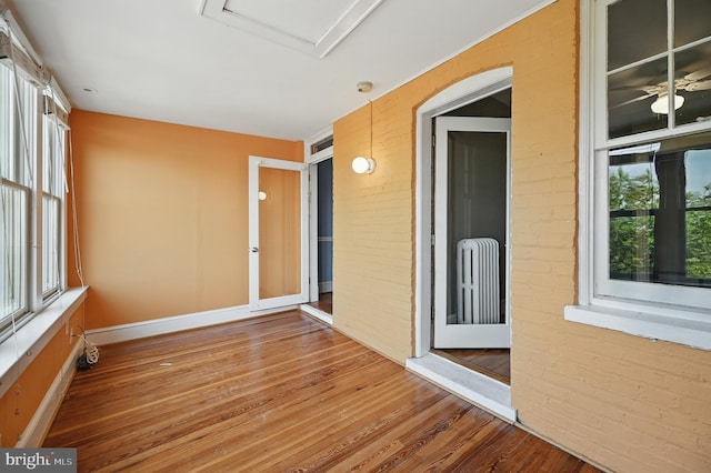 4210 3rd St NW, Washington, DC 20011 - view of unfurnished sunroom
