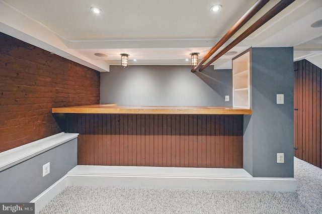4210 3rd St NW, Washington, DC 20011 - indoor bar featuring carpet floors and recessed lighting