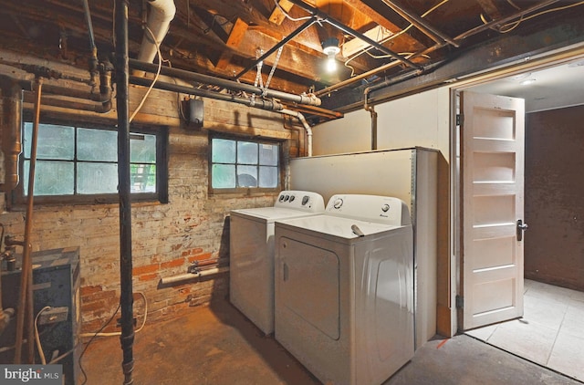 4210 3rd St NW, Washington, DC 20011 - washroom with washing machine and dryer