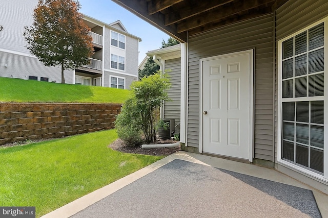 2504 Shelley Cir Unit 1B, Frederick, MD 21702 - property entrance with a patio area and a lawn